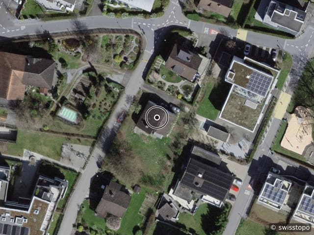 Luftbild Langacker 15, Lachen