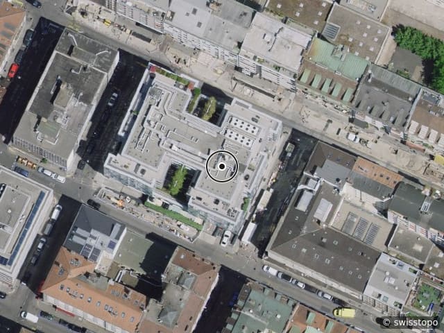 Luftbild Rue Charles-Cusin 7, Genève