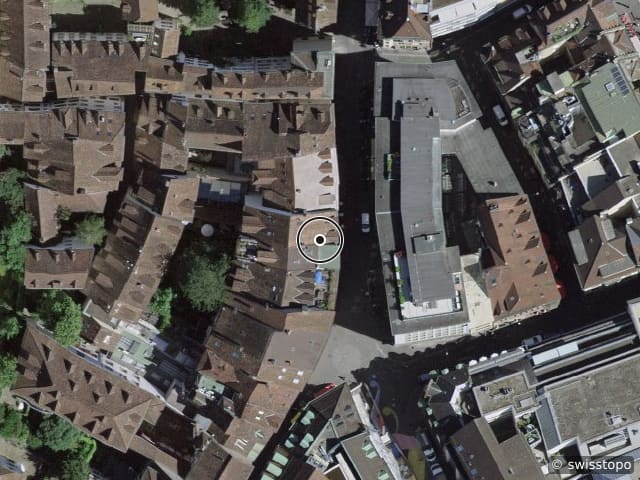 Luftbild Schneidergasse 30, Basel