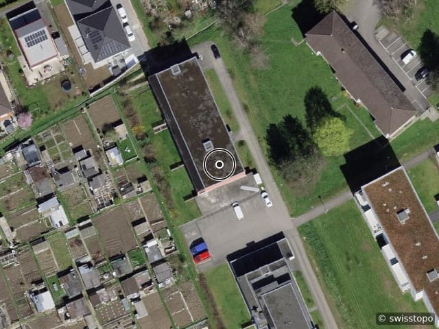 Luftbild Rue des Tourterelles 26, Delémont
