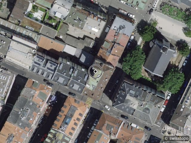 Luftbild Rue de Neuchâtel 29, Genève