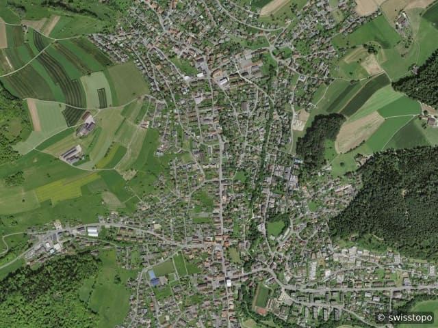 Luftbild Erlinsbach AG
