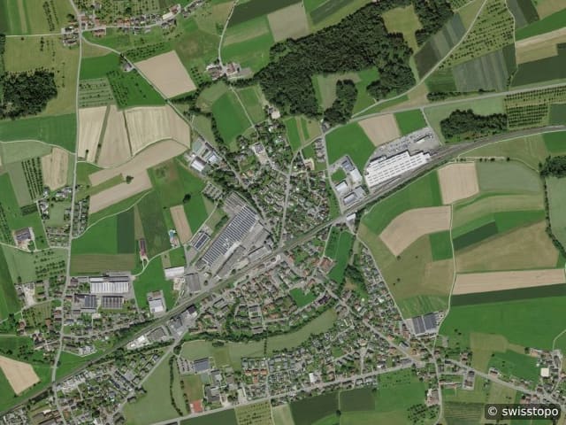 Luftbild Ennetaach