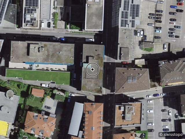 Luftbild Corso Elvezia 13, Lugano
