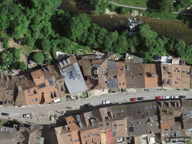 Luftbild Rue Louis-Favre 30, Boudry