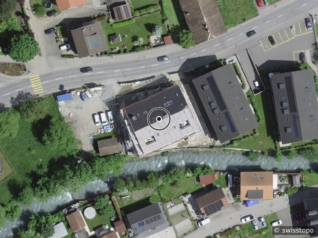 Luftbild Rue du Simplon 5, Bex