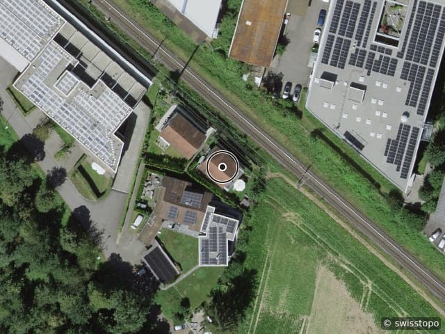 Luftbild Fohrhölzlistrasse 13B, Wettingen