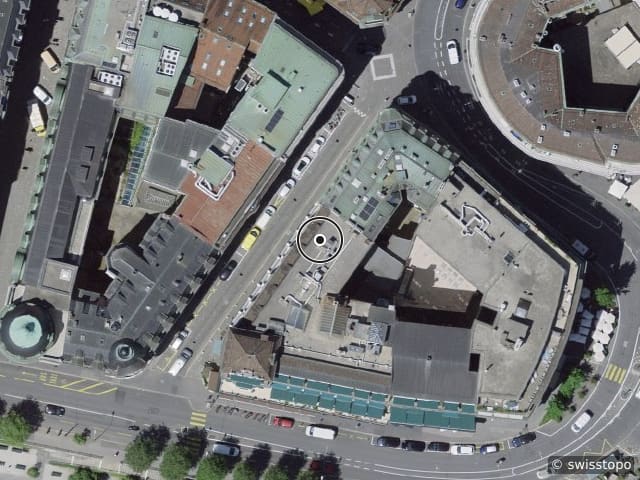 Luftbild Rue de la Paix 3, Lausanne