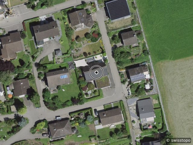 Luftbild Friedbergweg 19, Wil SG