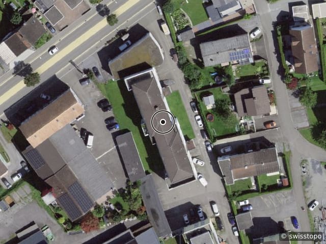 Luftbild Hauptstrasse 76, Staad