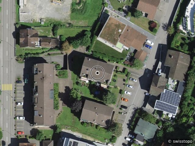 Luftbild Hauptstrasse 25, Muhen