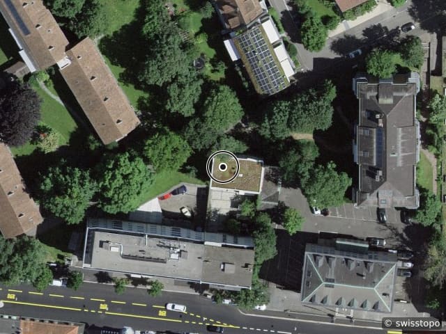 Luftbild Grenzacherstrasse 69, Basel