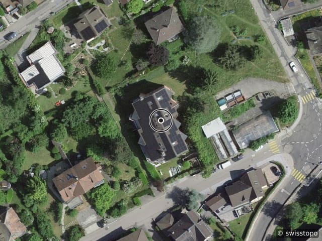 Luftbild Rue de Rugin 2A, Peseux