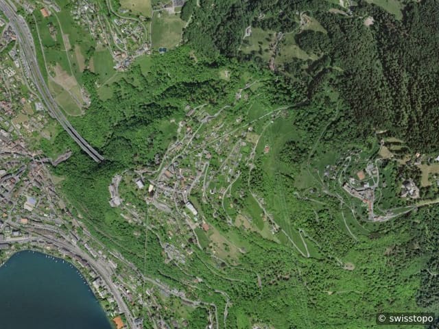 Luftbild Glion