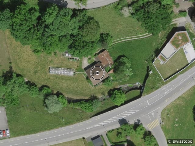 Luftbild Route de la Bagne 13, Matran