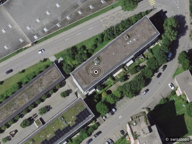 Luftbild Hechtackerstrasse 22, St. Gallen
