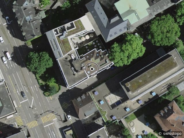 Luftbild Kanonengasse 18, Basel