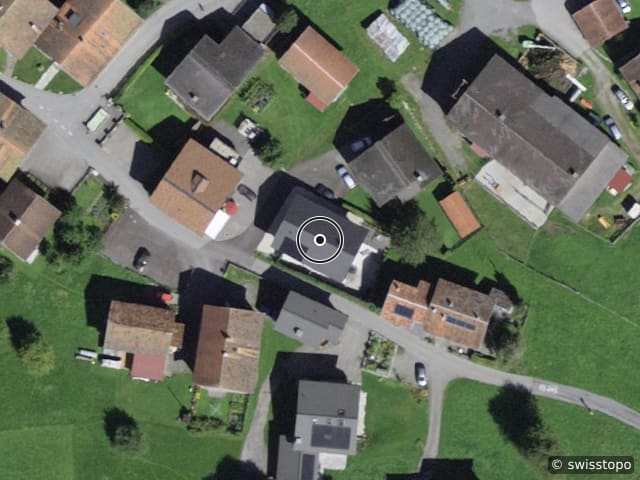Luftbild Fäldweg 7, Serneus