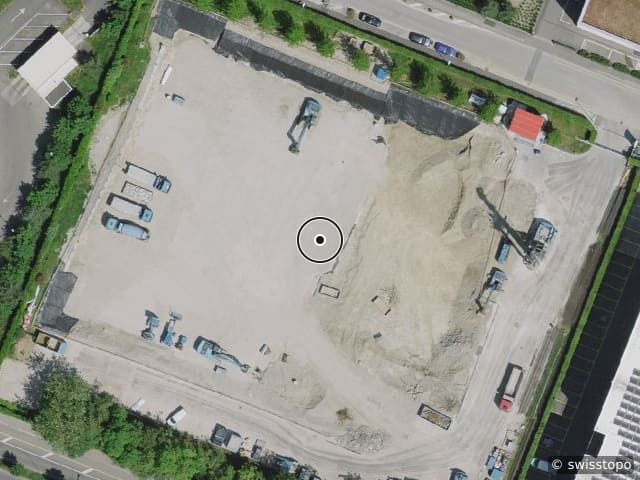Luftbild Rue Emma-Kammacher 11, Meyrin