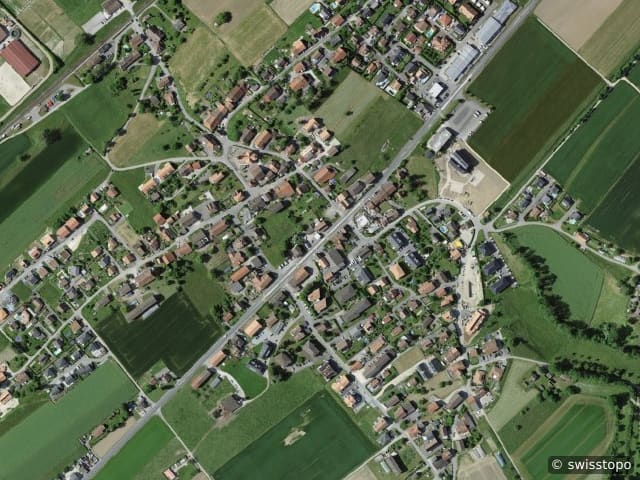 Luftbild Rte de Corcelles 6, Dompierre