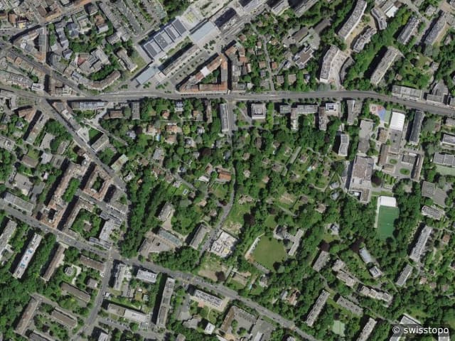 Luftbild route d'hermance 121, Genève