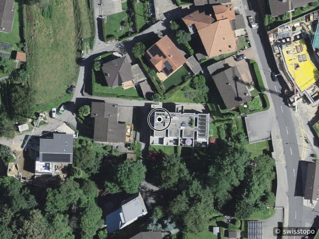 Luftbild Via Corte 9, Pregassona