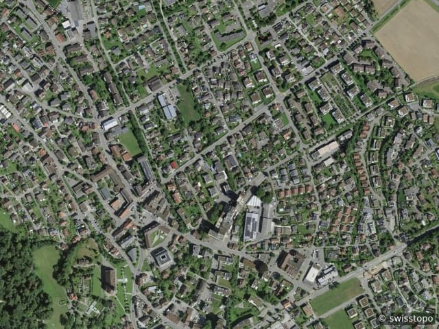 Luftbild Unterdorfstrasse 13, Villmergen