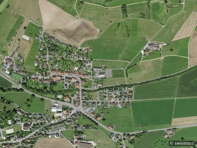 Luftbild Effingen