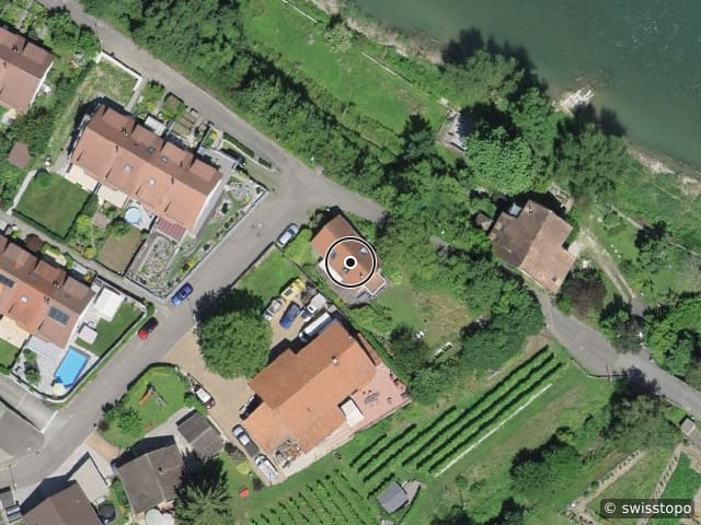 Luftbild Rheinweg 13, Zurzach