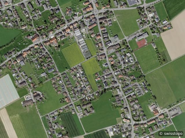 Luftbild: das Gebiet