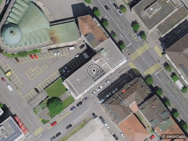 Luftbild Boulevard de Pérolles 55, Freiburg