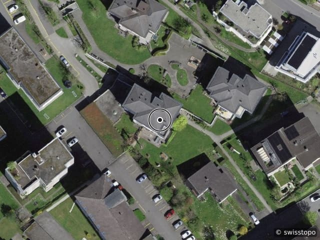 Luftbild Asternweg 4, Brunnen