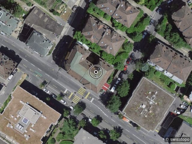 Luftbild Avenue d'Echallens 70, Lausanne