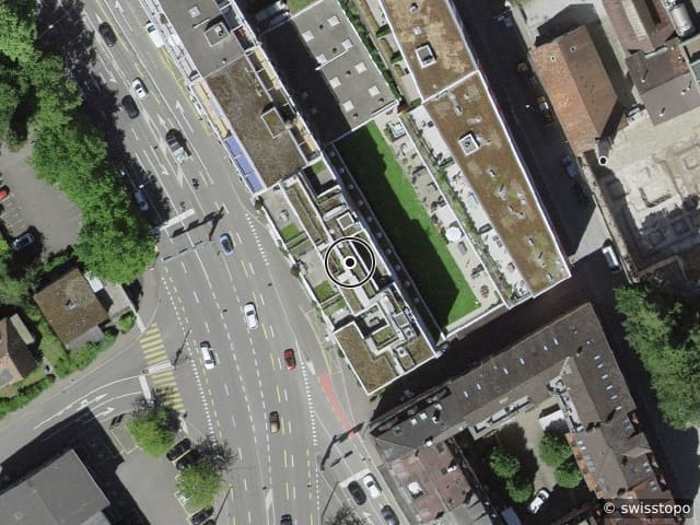 Luftbild Stadtturmstrasse 22/24, Baden
