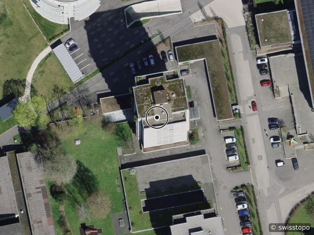 Luftbild rue du Haut-Fourneau 35, Delémont