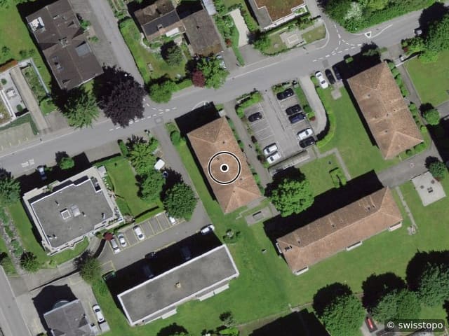 Luftbild Wiesenstrasse 8-14, Rapperswil