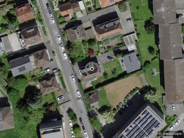 Luftbild Rue des Charmilles 11, Yverdon-les-Bains