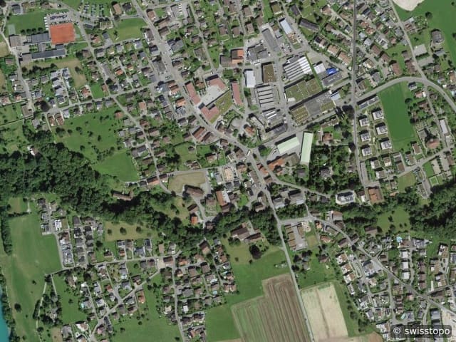 Luftbild Flückenstrasse 28, Meisterschwanden