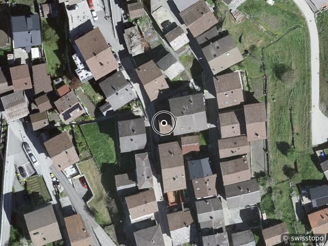 Luftbild Rue du Téléphérique 28, Isérables