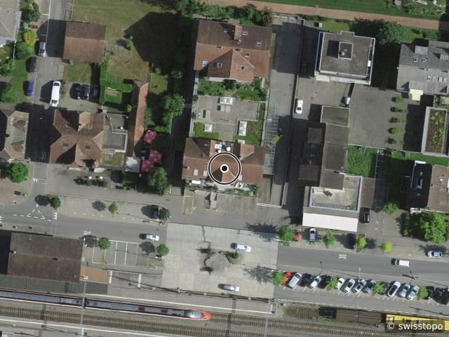 Luftbild Bahnhofstrasse 15, Sempach Station