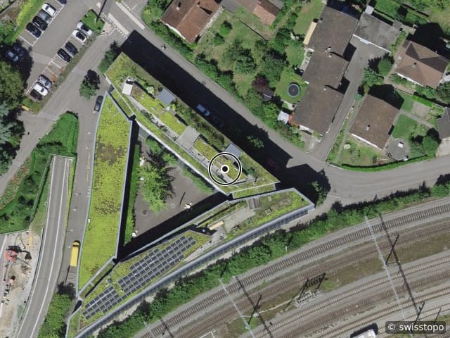 Luftbild Stahlrain 8, Brugg AG