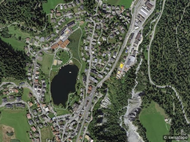 Luftbild Viel Grün