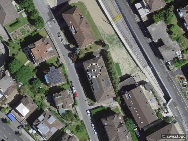 Luftbild Chemin Benjamin-Dumur 8, Lausanne