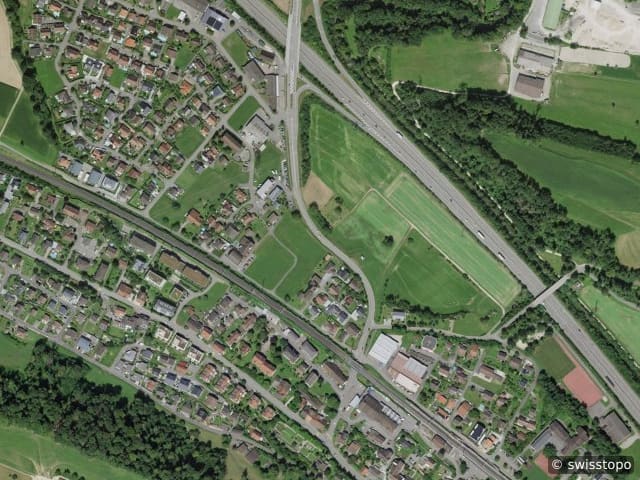 Luftbild Fliederweg 7, Eiken