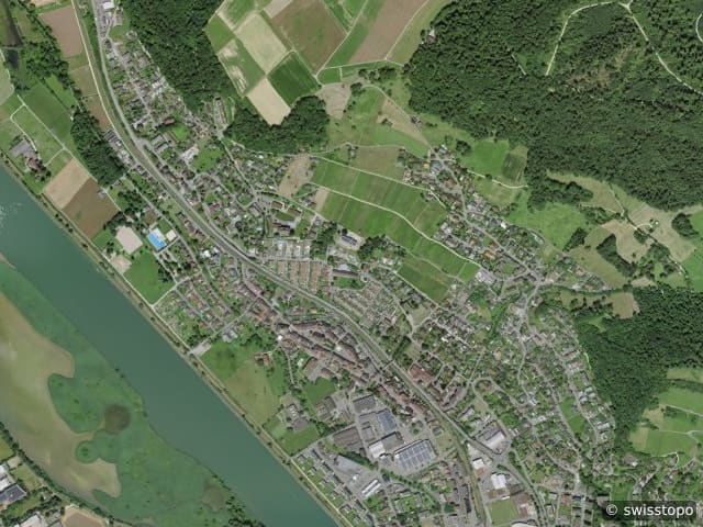 Luftbild Klingnau