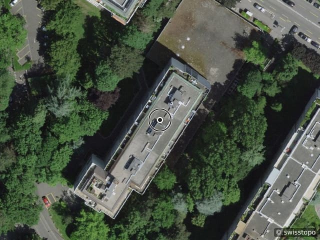 Luftbild Avenue Eugène-Pittard 1 A, Genève