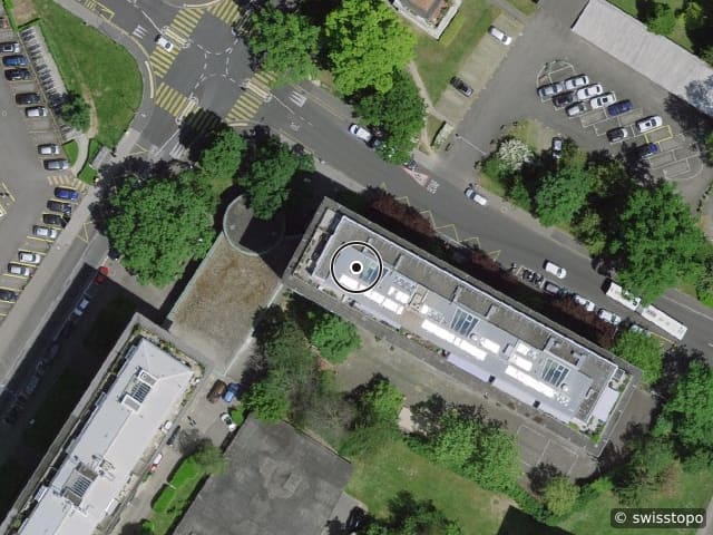 Luftbild Rue du Vidollet 27, Genève