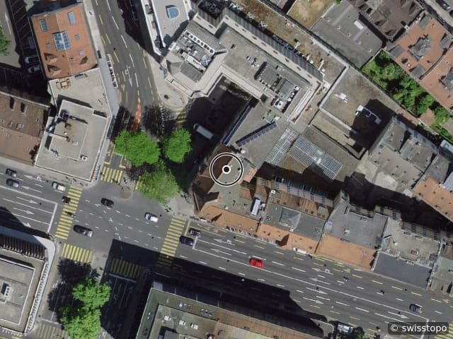 Luftbild Rue François-Versonnex 11, Genève