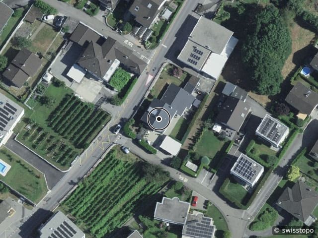 Luftbild Via ai Prati 1, Bellinzona