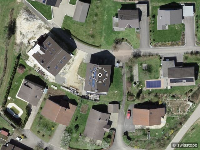 Luftbild rue du Soleil 5, Rocourt